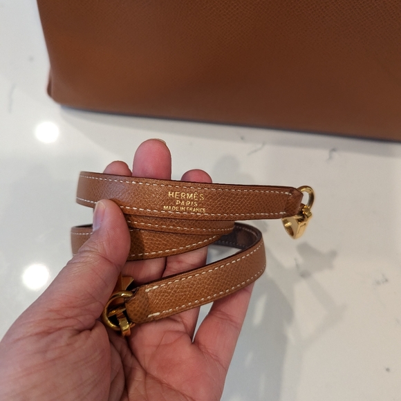 Hermes Kelly 35 Courchevel Gold on Gold - Picture 3 of 15